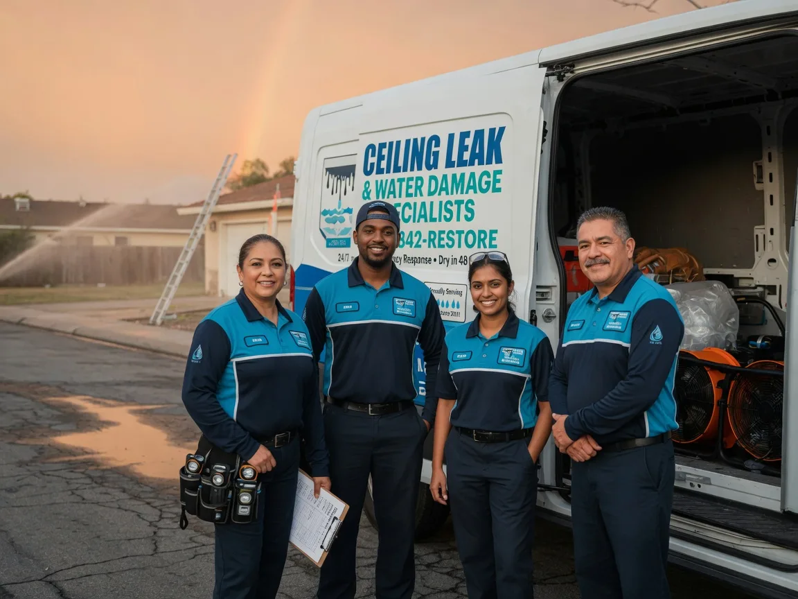 Ceiling Leak Cleanup company in Katy, TX